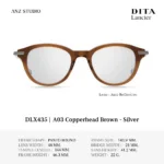 DITA Lancier DLX435 กรอบแว่นตา Titanium Acetate ทรง Panto Round Luxury ของแท้รับประกัน 1 ปี - Image 5