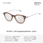 DITA Lancier DLX435 กรอบแว่นตา Titanium Acetate ทรง Panto Round Luxury ของแท้รับประกัน 1 ปี - Image 6