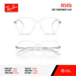 Ray-Ban RX5456 Eyeglasses Size 54 กรอบแว่นตาทรงโอเวอร์ไซส์ ดีไซน์คมชัด ทันสมัย - Image 5