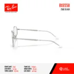 Ray-Ban RX6558 Size 54  กรอบแว่นตาทรง Oval ดีไซน์เรียบหรู น้ำหนักเบา ใส่ได้ทั้งผู้ชายและผู้หญิง - Image 5