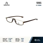Rodenstock R2665 กรอบแว่นสายตา Rodenstock ของแท้ ทรง Rectangle กรอบ Acetate / Metal น้ำหนักเบา รับประกัน 1 ปี - Image 3