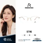 Rodenstock R7140 กรอบแว่นสายตา Rodenstock ของแท้ ทรง Rounded กรอบ Titanium น้ำหนักเบา รับประกัน 1 ปี