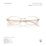 กรอบแว่นตา SWAROVSKI รุ่น SK1043 ทรง Oval กรอบโลหะ ประดับคริสตัล Strass ของแท้ รับประกัน 2 ปี - Image 12
