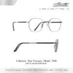 Silhouette Pure Visionary 5588 กรอบแว่นสายตา Silhouette ของแท้ ทรง Geometric กรอบ Titanium น้ำหนักเบา รับประกัน 1 ปี - Image 6