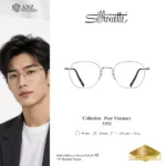 Silhouette Pure Visionary 5592 กรอบแว่นสายตา Silhouette ของแท้ ทรง Panto กรอบ Hightech-Titanium น้ำหนักเบา รับประกัน 1 ปี