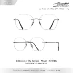 Silhouette The Refined 5593 กรอบแว่นสายตา Silhouette ของแท้ ทรง Geometric กรอบ Titanium ไร้ขอบ น้ำหนักเบา รับประกัน 1 ปี - Image 2