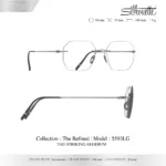 Silhouette The Refined 5593 กรอบแว่นสายตา Silhouette ของแท้ ทรง Geometric กรอบ Titanium ไร้ขอบ น้ำหนักเบา รับประกัน 1 ปี - Image 3
