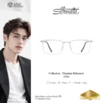 Silhouette Titanium Reframed 5594 กรอบแว่นสายตา Silhouette ของแท้ ทรง Rectangular กรอบ Hightech-Titanium น้ำหนักเบา รับประกัน 1 ปี