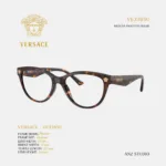 กรอบแว่นตา VERSACE รุ่น VE3365U ทรง Phantos ประดับ Medusa ของแท้ รับประกัน 2 ปี - Image 6