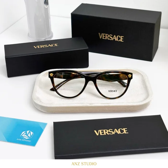 กรอบแว่นตา VERSACE รุ่น VE3365U ทรง Phantos ประดับ Medusa ของแท้ รับประกัน 2 ปี - Image 7