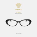 กรอบแว่นตา VERSACE รุ่น VE3381U ทรง Oval ดีไซน์ Medusa Head สีทอง ของแท้ รับประกัน 2 ปี - Image 3