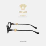 กรอบแว่นตา VERSACE รุ่น VE3381U ทรง Oval ดีไซน์ Medusa Head สีทอง ของแท้ รับประกัน 2 ปี - Image 4