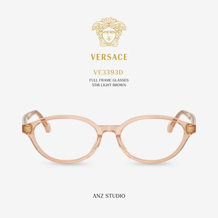 กรอบแว่นตา VERSACE รุ่น VE3393D ทรง Oval ดีไซน์ Medusa ของแท้ รับประกัน 2 ปี - Image 9