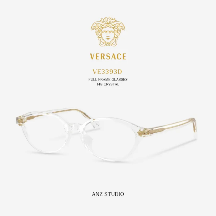 กรอบแว่นตา VERSACE รุ่น VE3393D ทรง Oval ดีไซน์ Medusa ของแท้ รับประกัน 2 ปี - Image 11