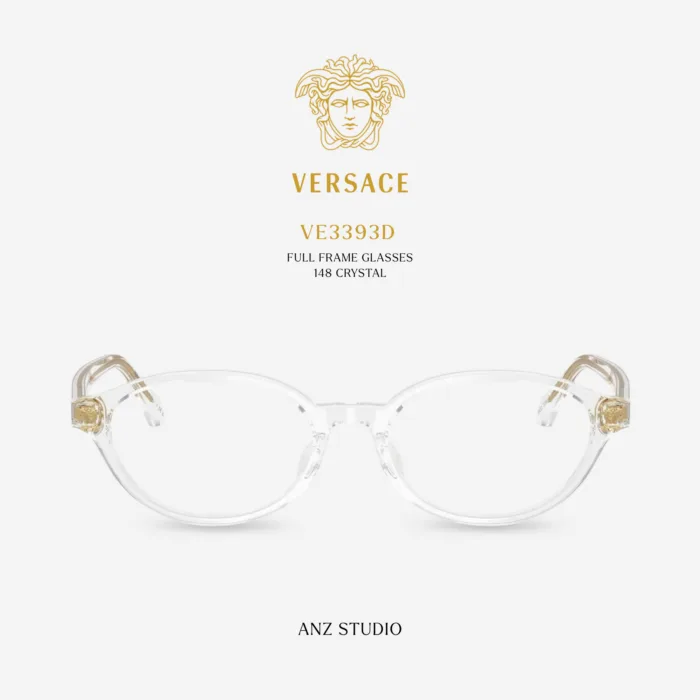 กรอบแว่นตา VERSACE รุ่น VE3393D ทรง Oval ดีไซน์ Medusa ของแท้ รับประกัน 2 ปี - Image 12