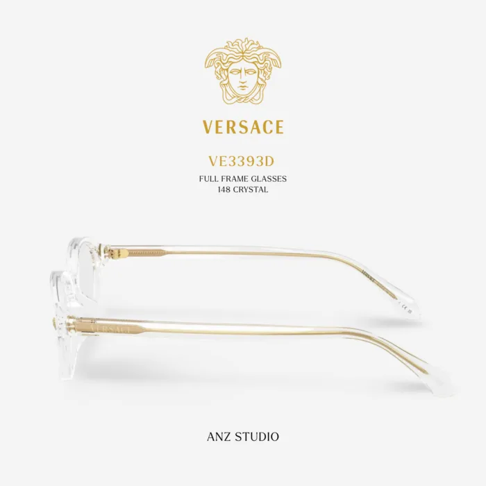 กรอบแว่นตา VERSACE รุ่น VE3393D ทรง Oval ดีไซน์ Medusa ของแท้ รับประกัน 2 ปี - Image 13