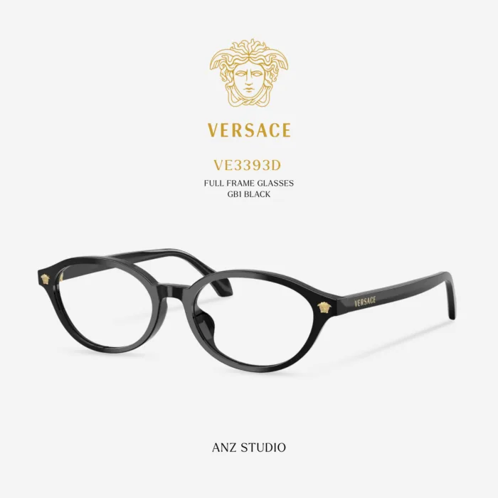 กรอบแว่นตา VERSACE รุ่น VE3393D ทรง Oval ดีไซน์ Medusa ของแท้ รับประกัน 2 ปี - Image 2