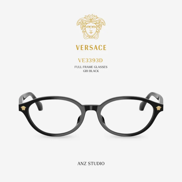 กรอบแว่นตา VERSACE รุ่น VE3393D ทรง Oval ดีไซน์ Medusa ของแท้ รับประกัน 2 ปี - Image 3