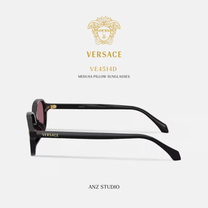 แว่นกันแดด VERSACE รุ่น VE4514D ทรง Pillow ดีไซน์ Medusa ของแท้ รับประกัน 2 ปี - Image 4