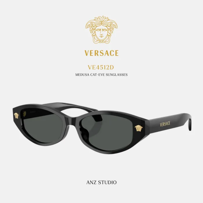 แว่นกันแดด VERSACE รุ่น VE4512D ทรง Cat Eye ดีไซน์ Medusa ของแท้ รับประกัน 2 ปี - Image 2