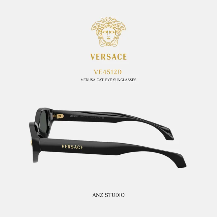 แว่นกันแดด VERSACE รุ่น VE4512D ทรง Cat Eye ดีไซน์ Medusa ของแท้ รับประกัน 2 ปี - Image 4